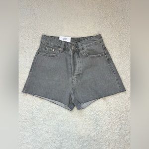 [2/$20] NWT! H&M High Waisted Button Fly Denim Shorts Size 0